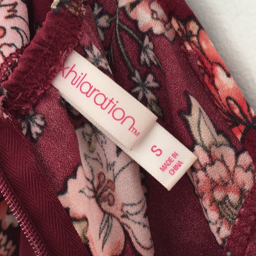 Xhileration Long Floral Romper - Picture 7 of 7